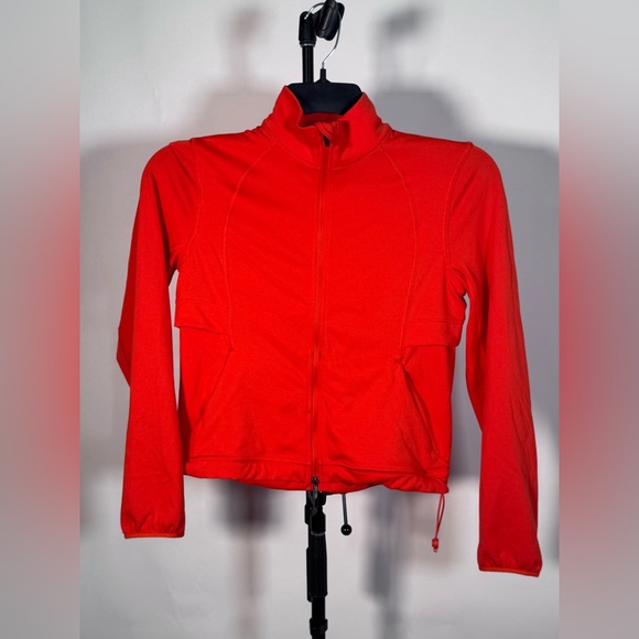 NWOT Lululemon Ventilating UV Protection Running Jacket Solar Orange - Picture 6 of 9